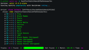 Spotify Popularity to Navidrome Ratings